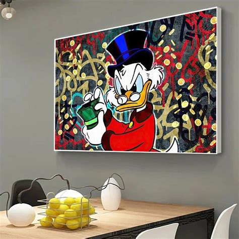 scrooge mcduck poster|scrooge mcduck canvas art.